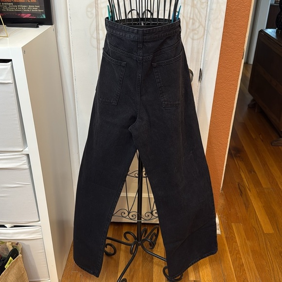 The Row Black Flare & Wide Leg Jeans-Sz 10 - Picture 7 of 7